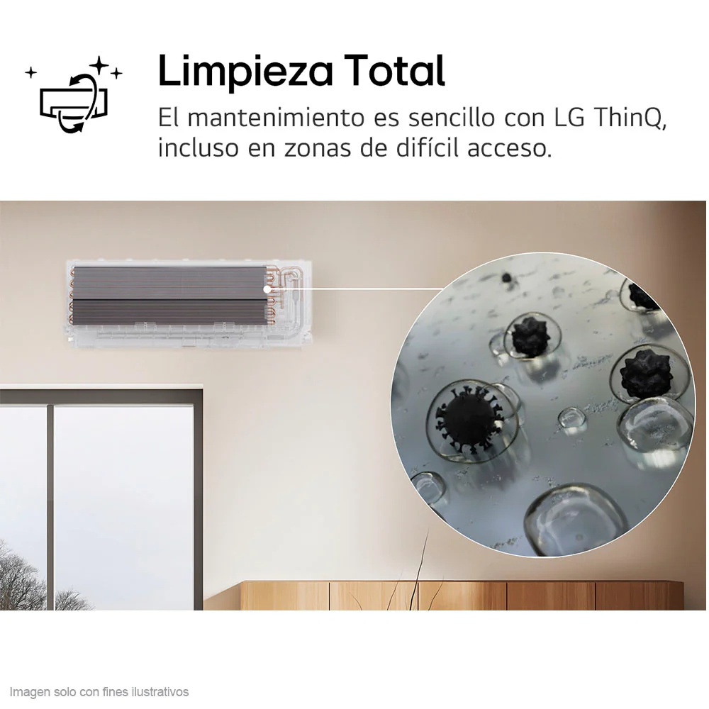 Aire acondicionado Split 12000 BTU VF122C31 LG inverter - Image 4
