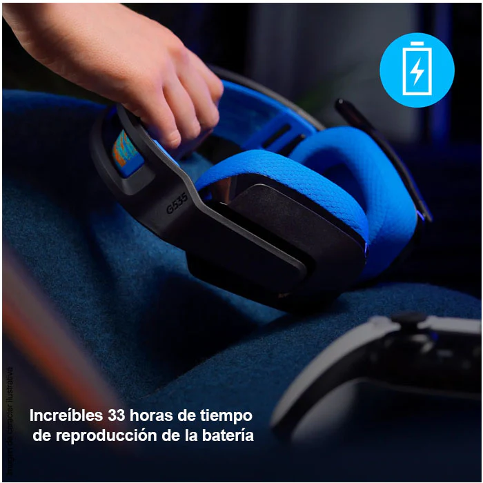 Auriculares inalámbricos con micrófono Logitech G535 PC/PS - black - Image 3