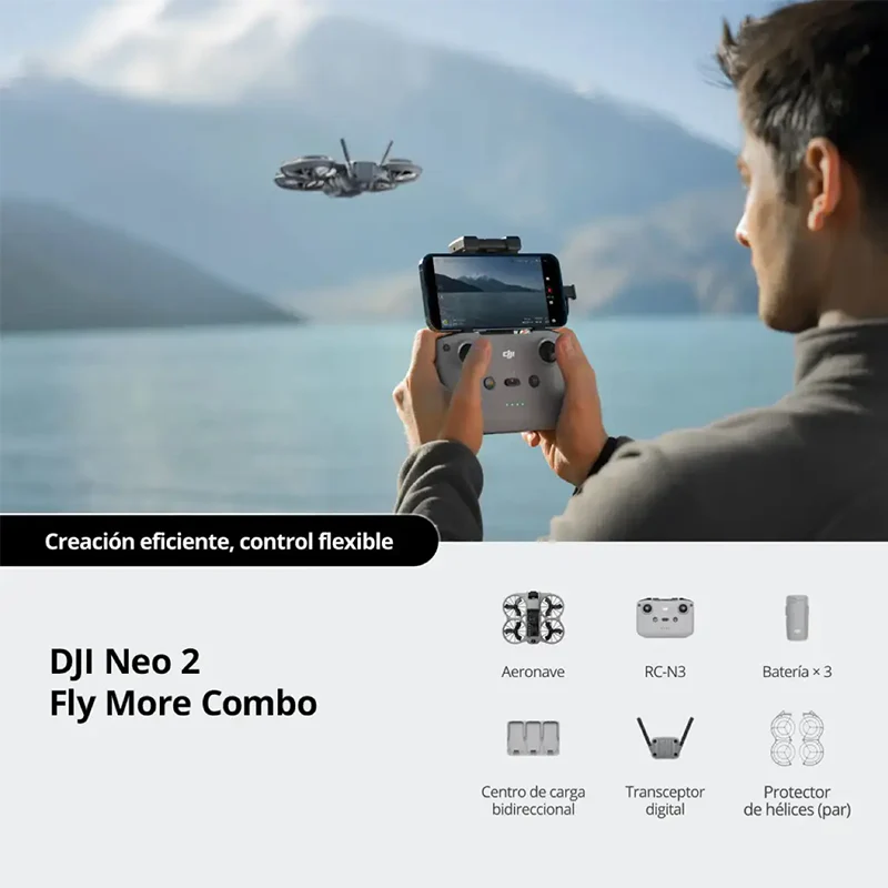 Dron Neo 2 Fly More Combo | DJI | Ligero y portátil - Image 6